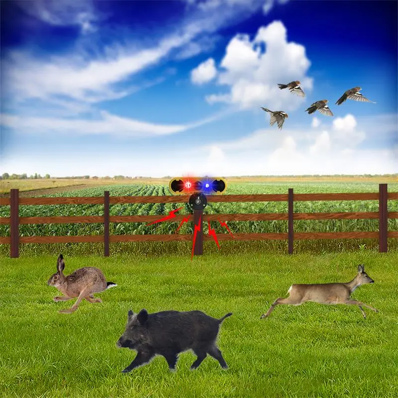 farm animal sound detectors alarm motion sensor detector solar farm alarm light solar outdoor solar animal repeller ultrasonic