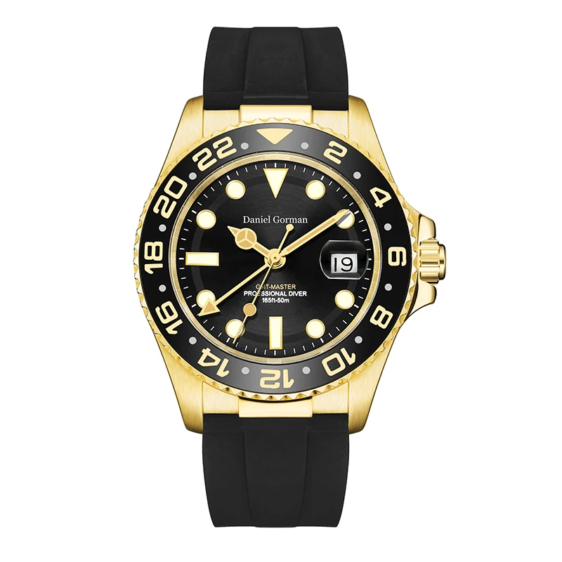 Daniel Gorman Stainless Steel High Quality Montre Homme Luxury Watch Relojes Hombre Quartz Men Waterproof Wrist Watch