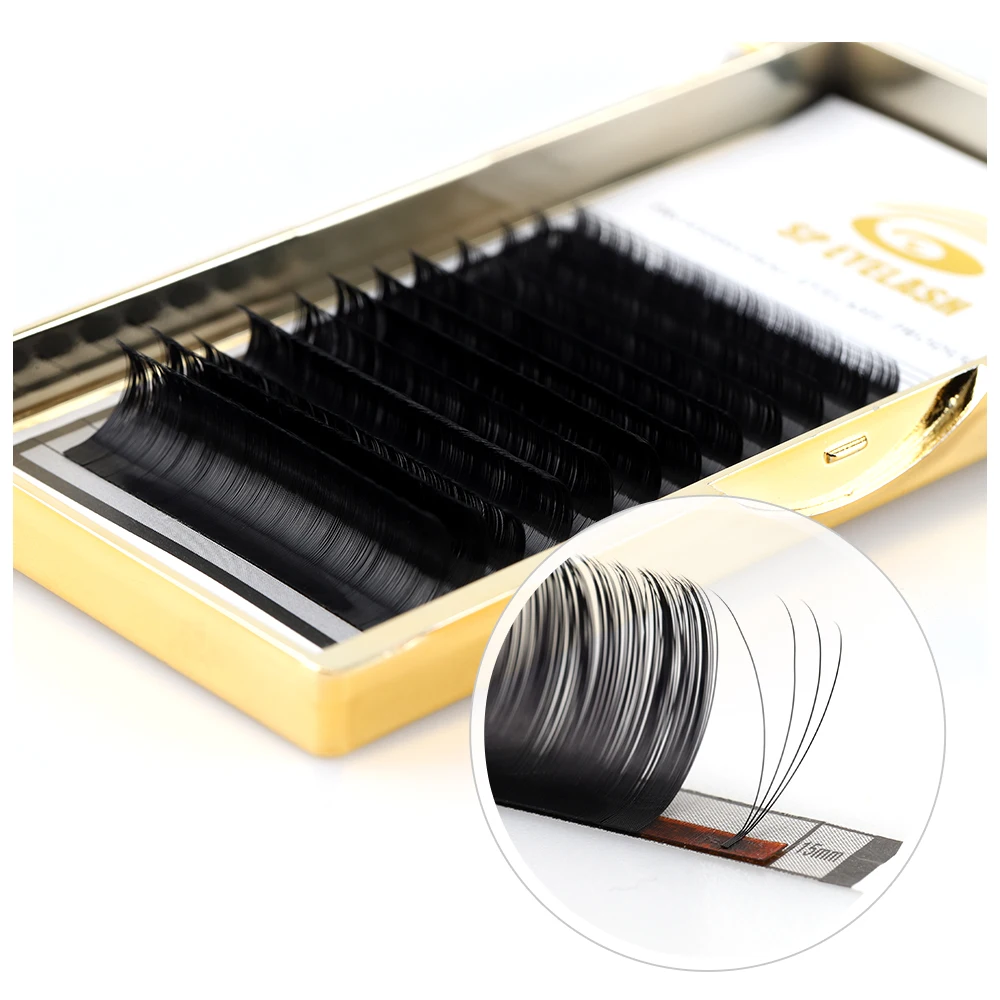 Easy Fanning Eyelash Extensions Mega Volume Premade Loose Lashes Volume Easy To Fan Lash Extensions Wholesale Dark Black