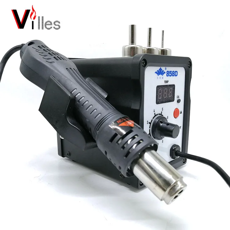 858D 700W Hot Air SMD Digital Soldering Iron rework Station Soldering Station welding mobile repair tools pyrolysis machine