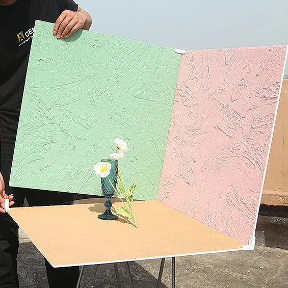 60x60 см Ретро ПВХ цементная текстура доска для фотосъемки
