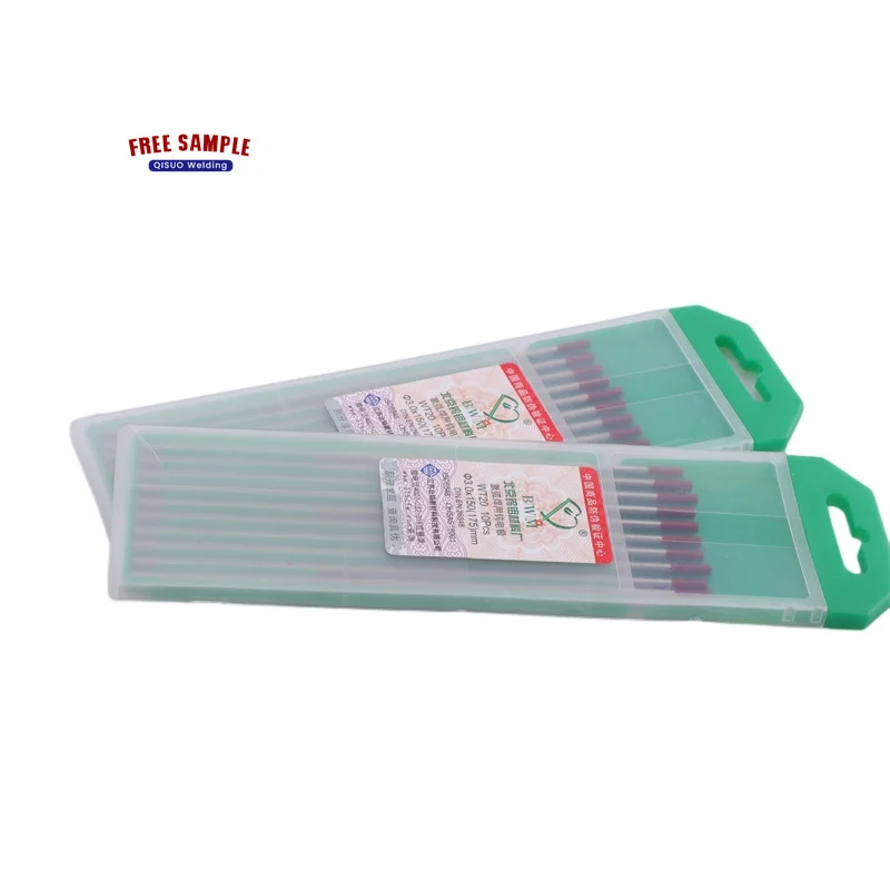 WT20 Thoriated Tungsten Needle Tungsten Electrode Argon Arc Welding Red Head Tungsten Needle 1.6/2.4/3.2mm