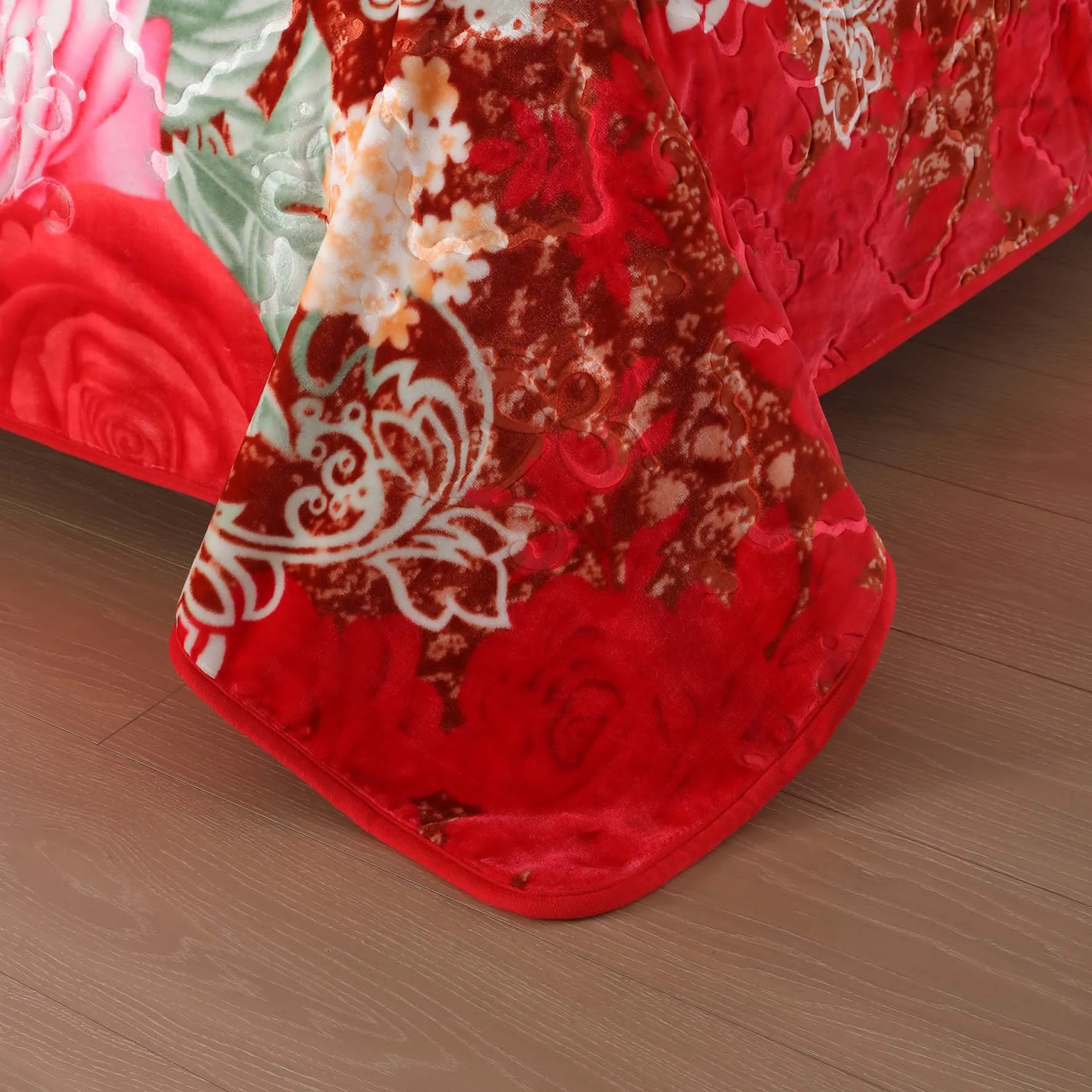 Wholesale Comfortable Blanket Factory Manufacturer Customization Korean Soft Warm Thick 3pcs 4pcs 5pcs Blanket Set for Winter