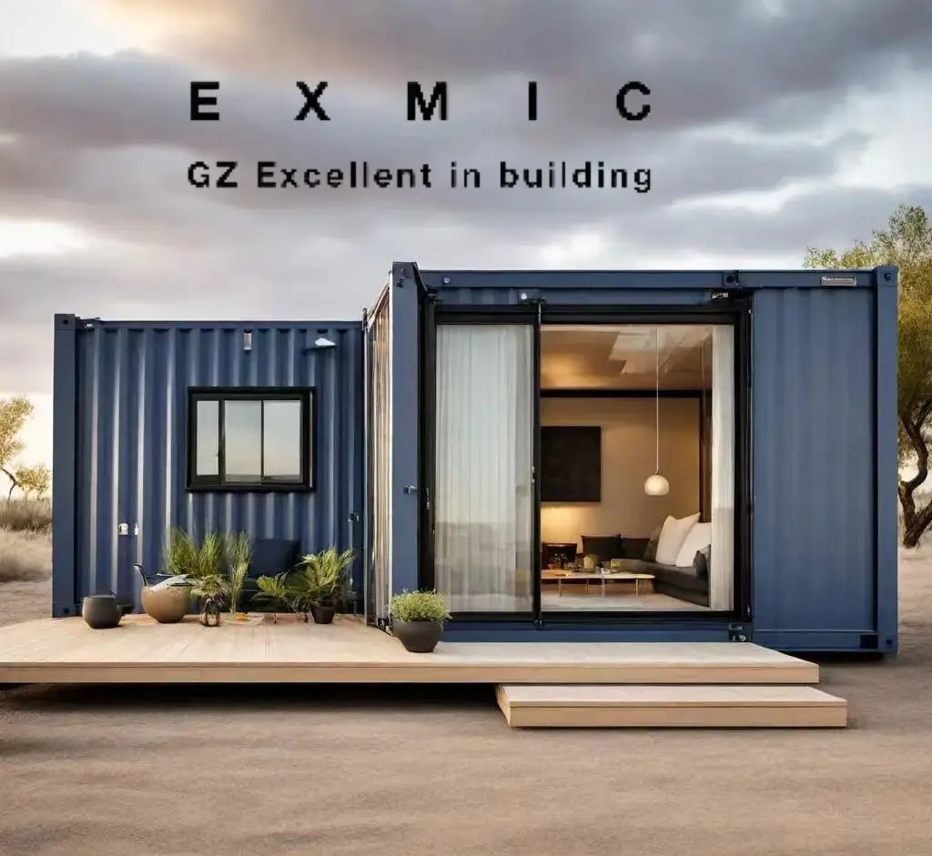 Practical and Modern Home Office Container House Mobile Workspace Designed for Hotels Made of Steel and Sandwich Panel