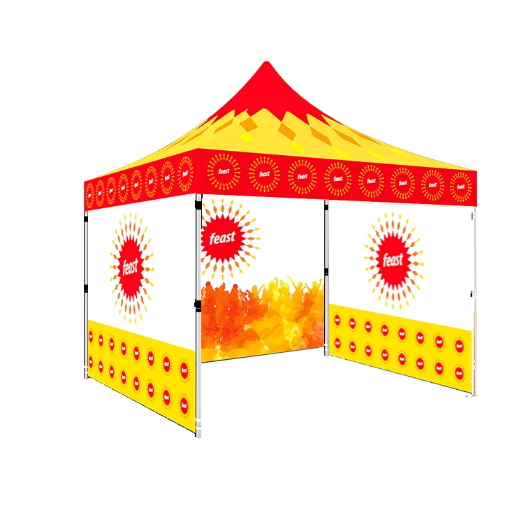 China outdoor cheap custom printed camping canopy party supply large portable gazebo tents for sale trade show tent