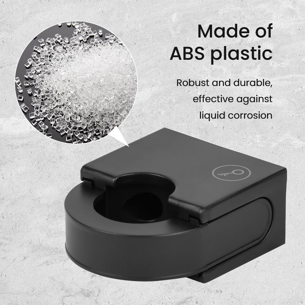 Wall Mounted Luxury Shampoo Conditioner Shower Gel Stainless Steel Magnetic Locks Soap Dispenser Bottle