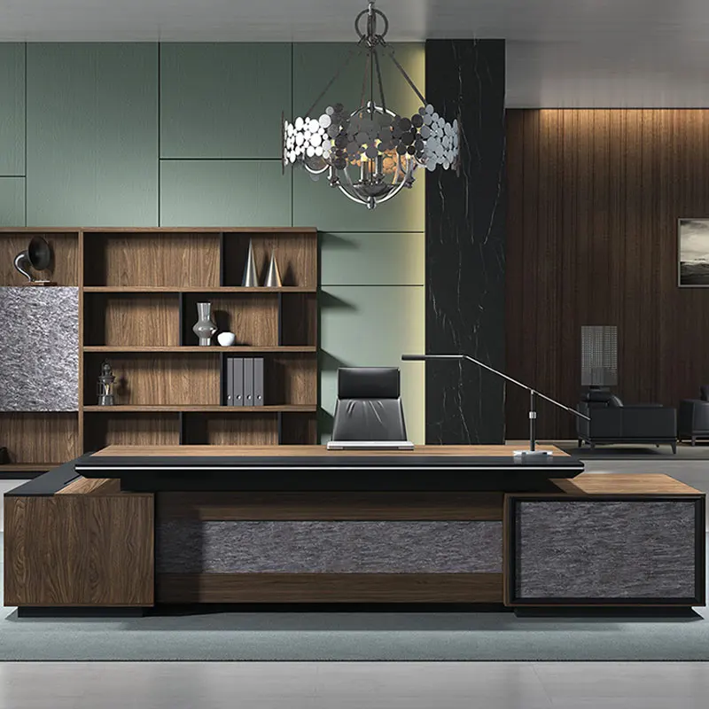 Hot Sale small office furniture executive white modern wooden manager computer table design mdf simple wood desk