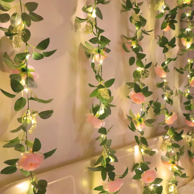 Twinklight Christmas Solar Outdoor WIth Remote APP Controlled Warm White Battery Operated Flower LED Fairy String Lights