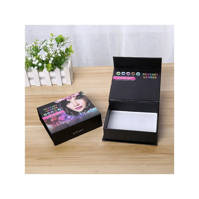 Factory high quality custom contact lens box packaging,retail for