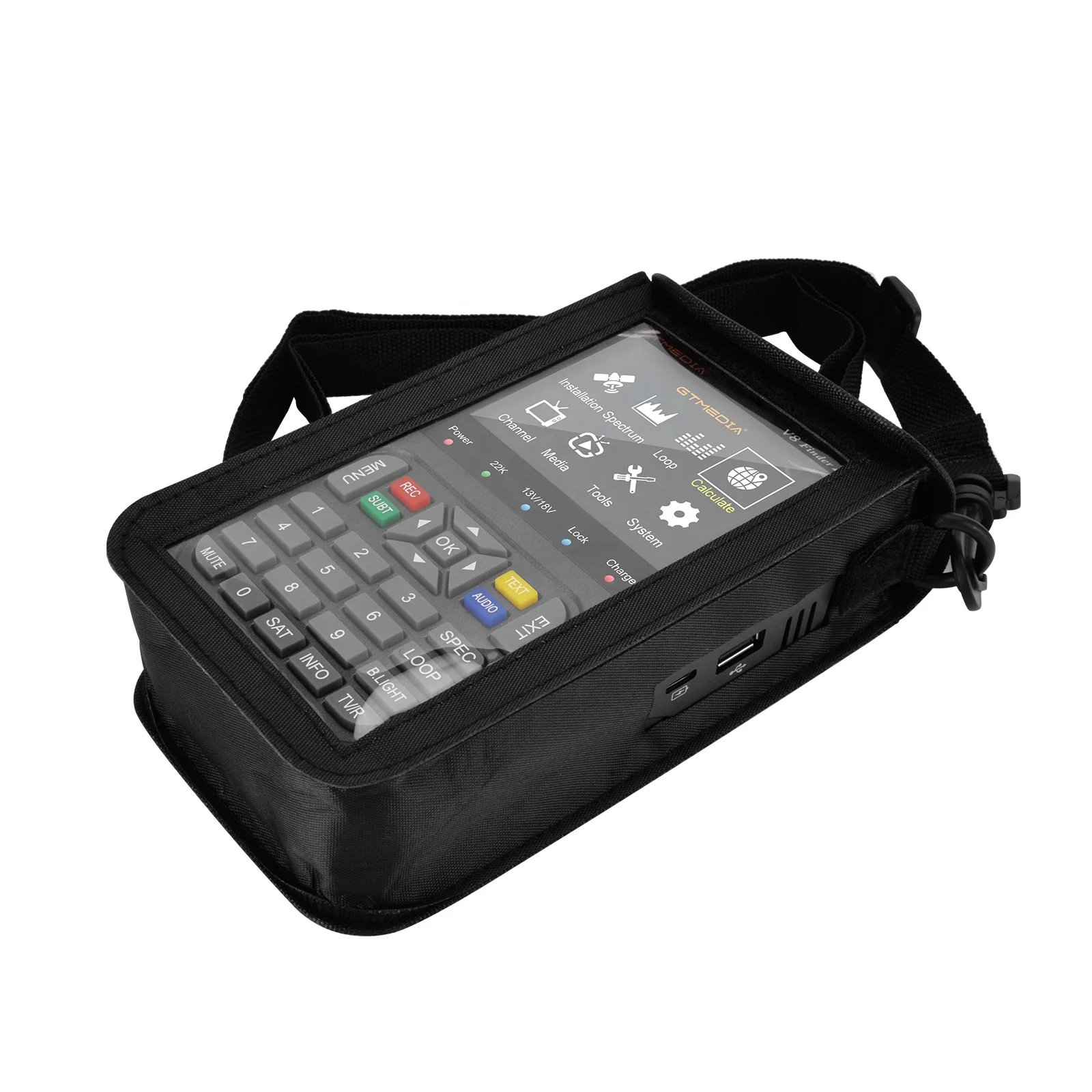 Новое поступление GTMEDIA V8 Finder 2 satfinder hd поддерживает H.264 DVB S2X сигнала с 3 5-дюймовый цветной
