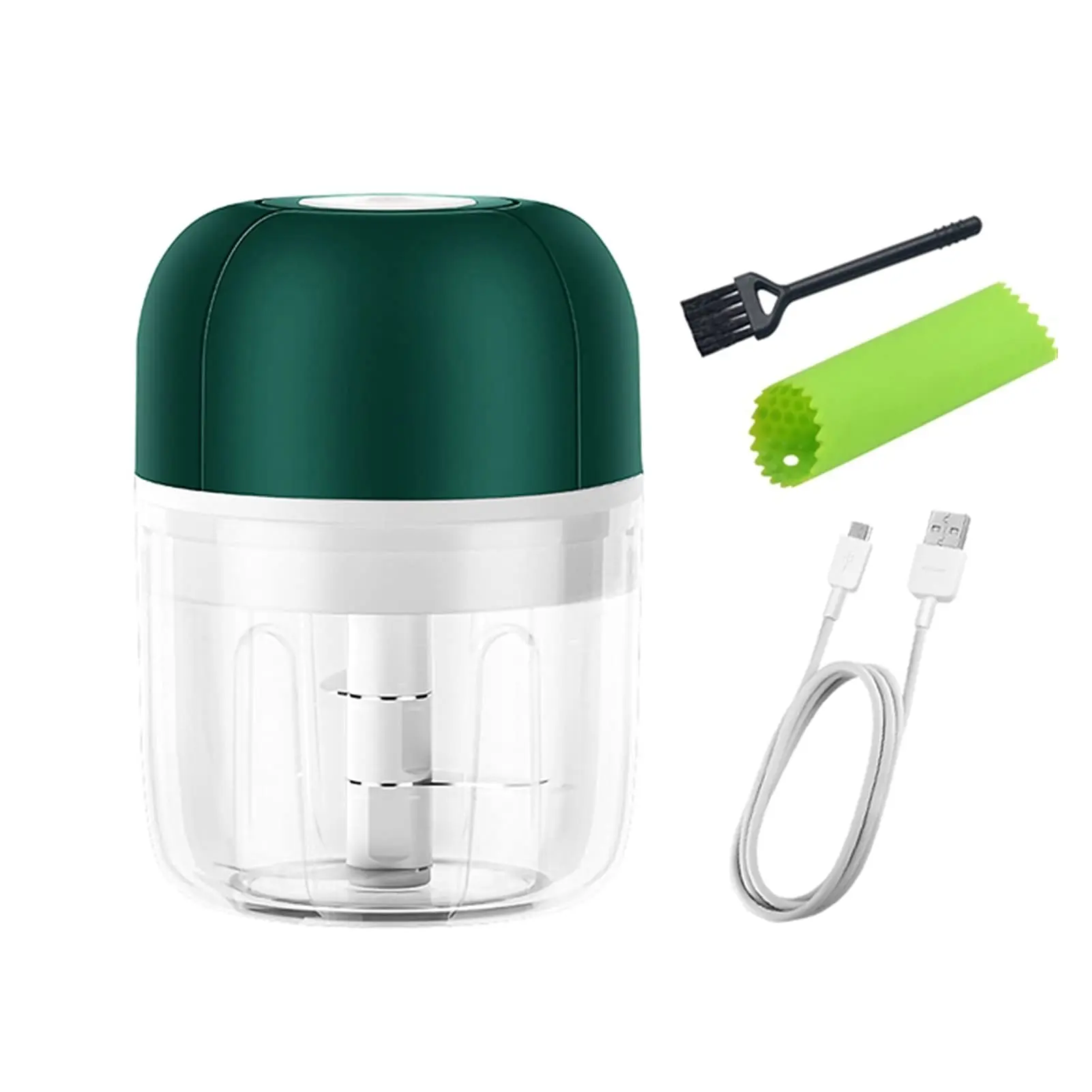 Mini Electric Masher Garlic Grinder Wireless Crusher Chopper Shredder Mashed Fresh Pepper Mixer with USB Charging