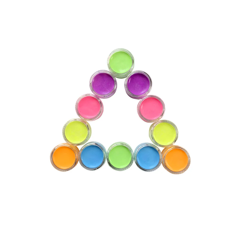 
 Краска для лица и тела с активированным водой УФ черным светом, макияж для Хэллоуина и клуба  