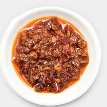Guochen High Quality New Crop Super Hot Spicy Fresh Chili Sauce Mushroom Chili Pepper Sauce