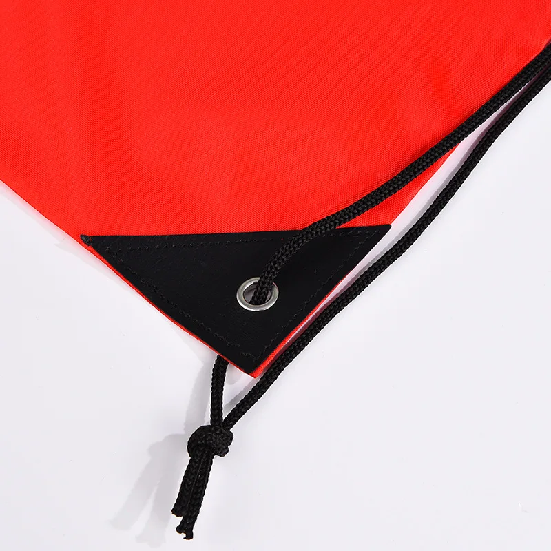 Wholesale Custom logo 210d polyester drawstring backpack bag drawstring volleyball sports gym bag storage bag