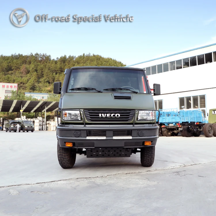 Четырехколесный внедорожник с длинной головкой Iveco _ 111hp 4*4 Однорядный короткий грузовик 4WD экспортный специальный автомобиль от производителя
