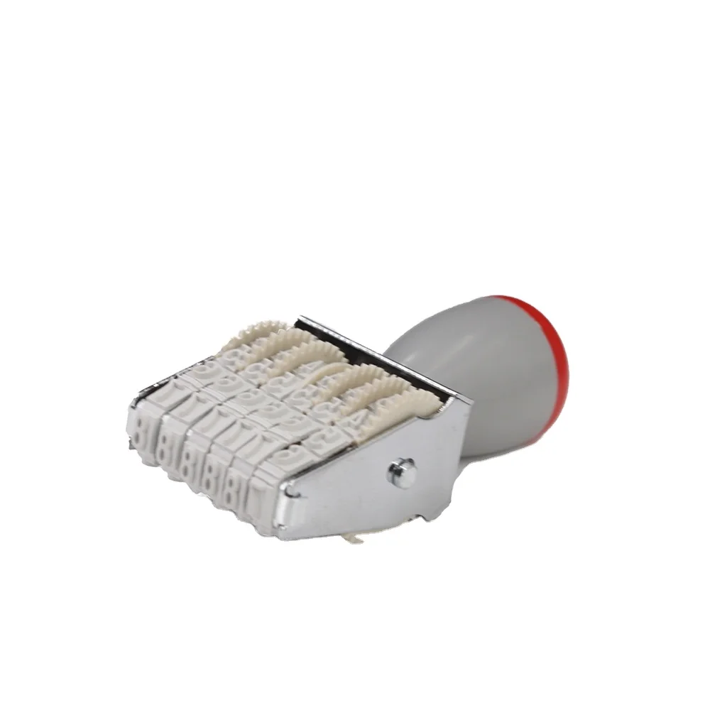 adjustable custom digital number roller stamp