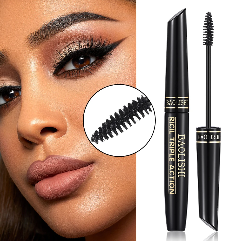 Curling Lengthen Eyelashes Extra Volume Waterproof Black Natural Lashes Eye Makeup Liquid Lash Extensions Mascara