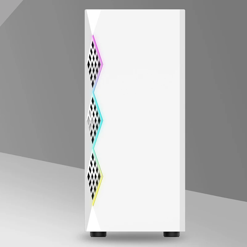  OEM Desktop with RGB LED Strip Computer gaming case PC Tower for