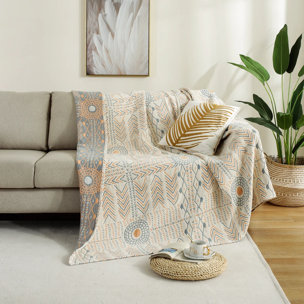 
Bohemian cotton sofa cover cotton cover cotton cover cloth four seasons general sofa cushion blanket towel quilt 