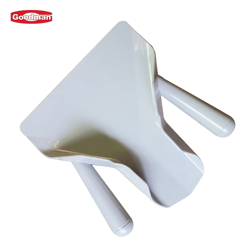 Commercial Double Handle Popcorn Potato Chips Scoops Food French Fry Shovel Plastic Fries Scoop
