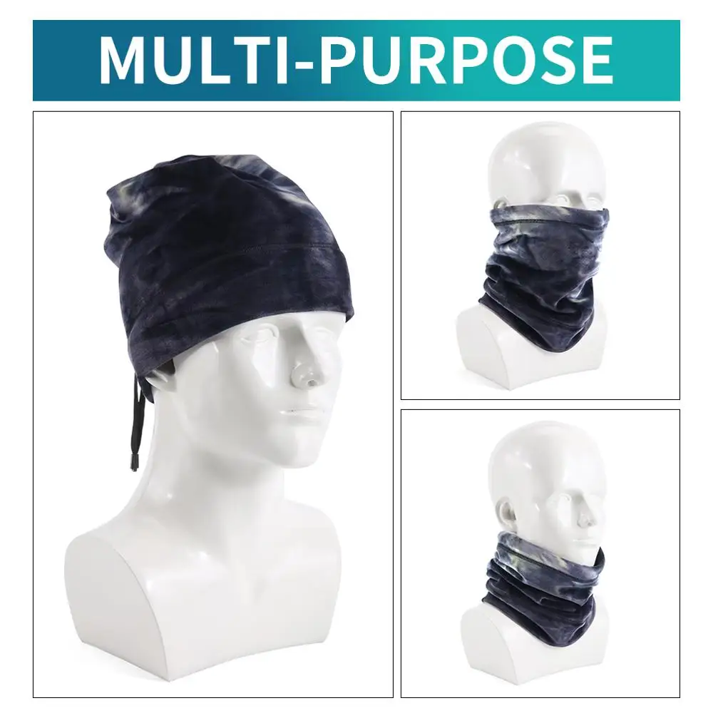 YIPINU Bandana Cycling Head Scarf Printing Seamless Bandana Neck Warmer Neck