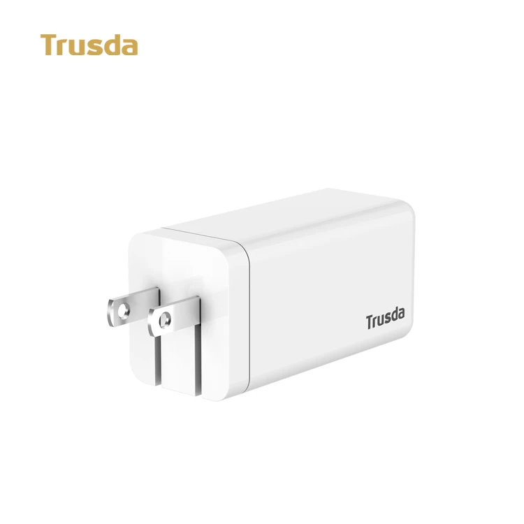 Оптовая продажа, TRUSDA S21 лучшая сетевая зарядка GaN Tech PD 3,0 с американской вилкой, 65 Вт, USB C, подходит для сертификации FCC