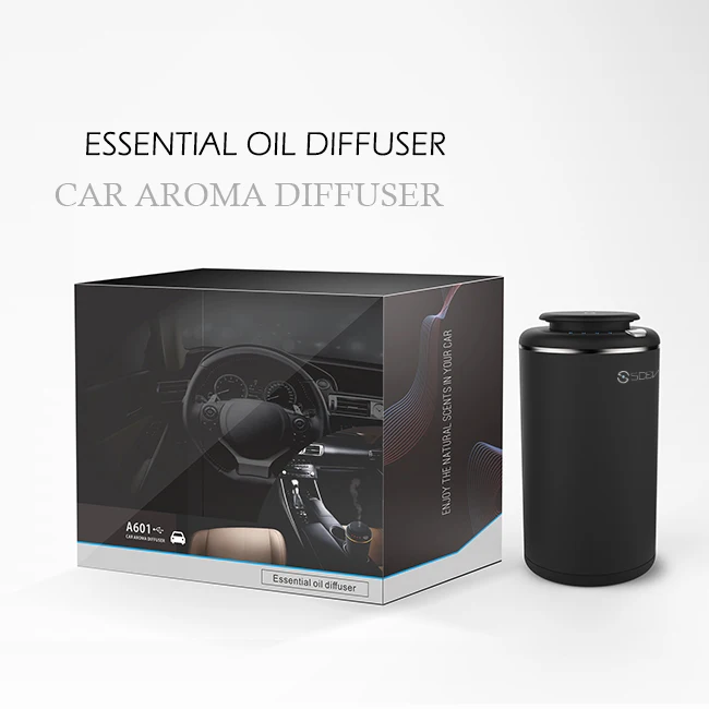 SCENTA b2b Marketplace Mini USB Car Fragrance Diffuser,Portable Aroma Essential Oil Car Diffuser With 10ml Glass Bottle