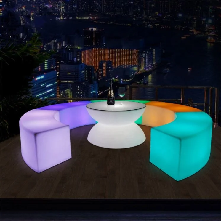 plastic chair illuminated led round bar stool garden plastic led light up furniture high cocktail bar tables and chairs set