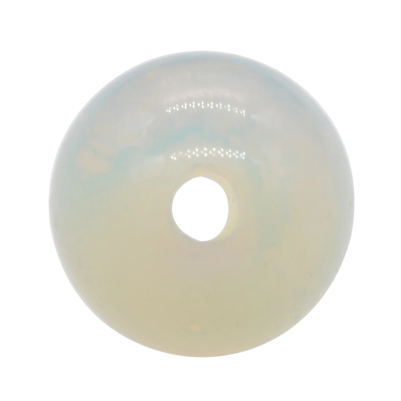 China Factory Direct High Quality Red Jasper Fashionable Circular Shape DIY Hollowed-Out for Gemstone Crafting