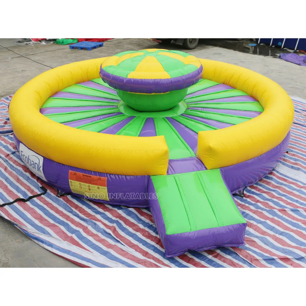 Commercial Grade Kids N Adults UFO Inflatable Fighting Arena for Interactive Jousting Game Used