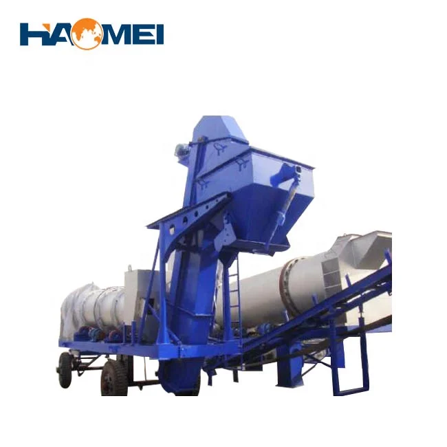 Hot Mix Bitumen Asphalt Mixing Plant - 40 ton 60 tph Drum Mix Plant Batch Type