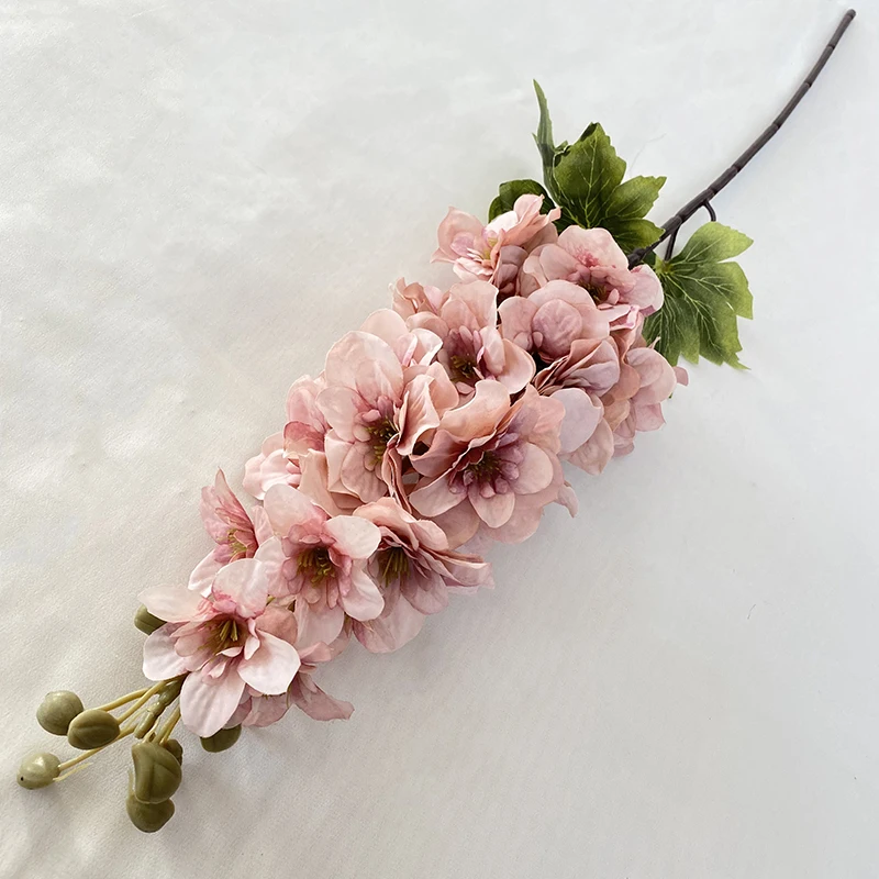 Multicolor-Dirty Pink Flores Artificiales single Coated swallow for Wedding Decoration