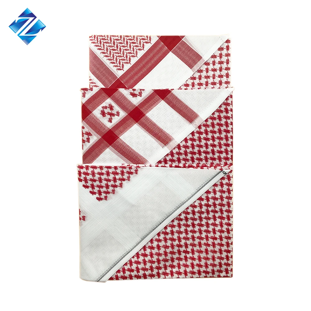 
New comfortable and customized pure cotton knitted scarf breathable advanced pleated ribbed knit turban head scarf 