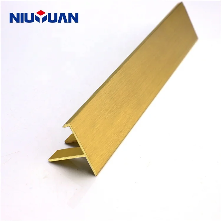 Niu Yuan  Brass T Shape Tile Trim Floor Transition Strip