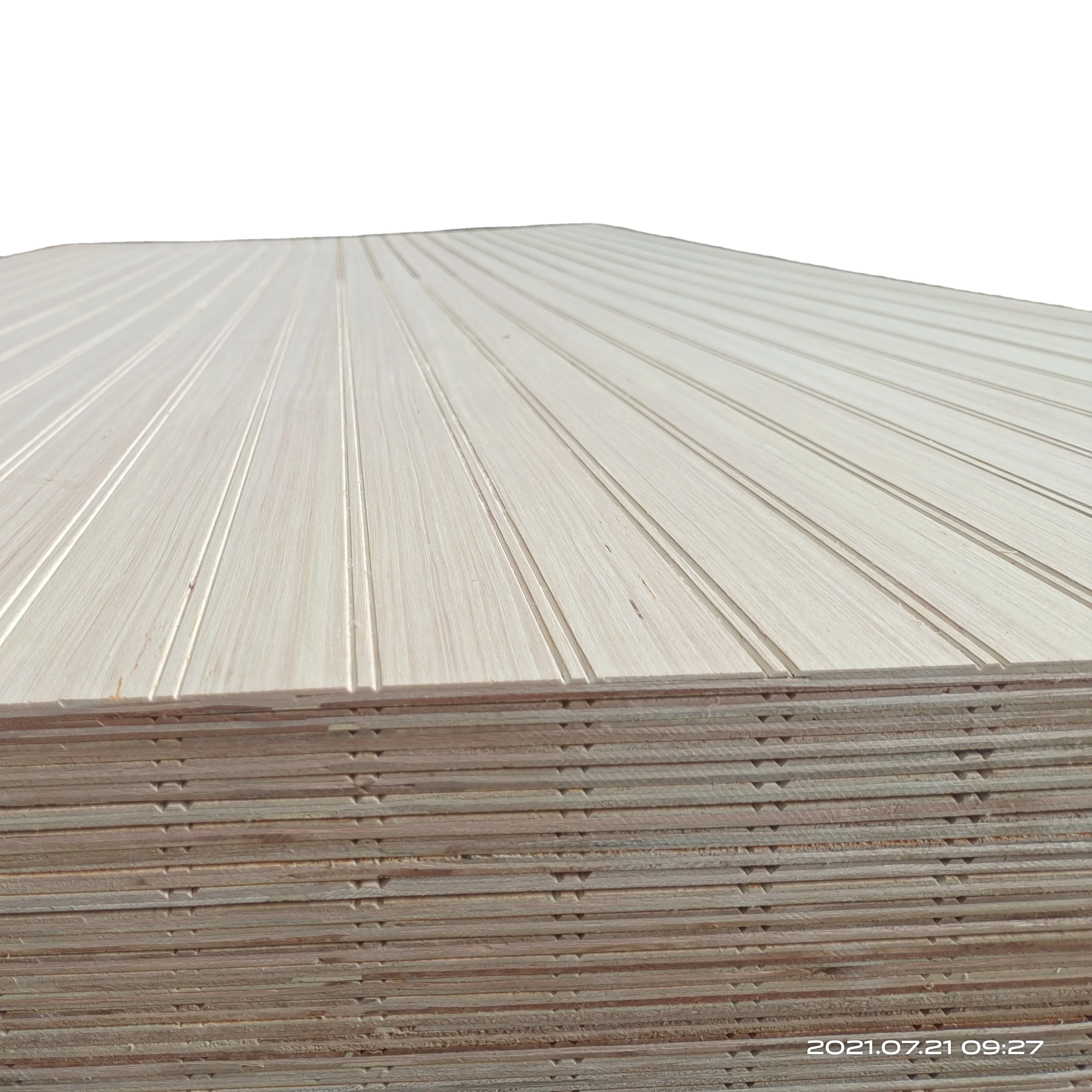 Сосновый материал рифленая фанера U & V Форма для потолка