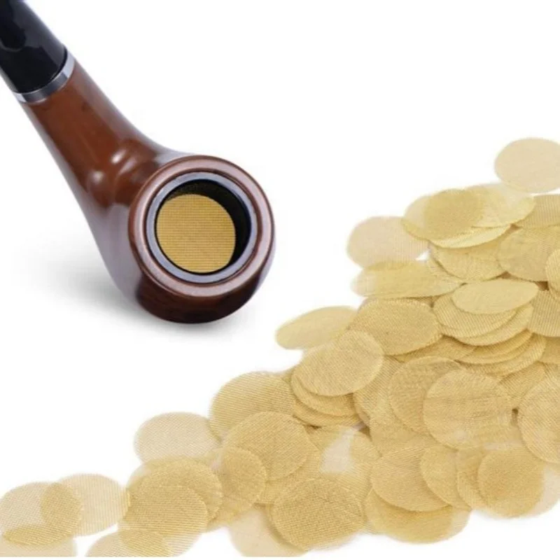 Round Stainless Steel 8mm/15mm/19mm/20mm Smoking Pipe Screens Filter Brass Mesh Pipe Screen smoking mesh