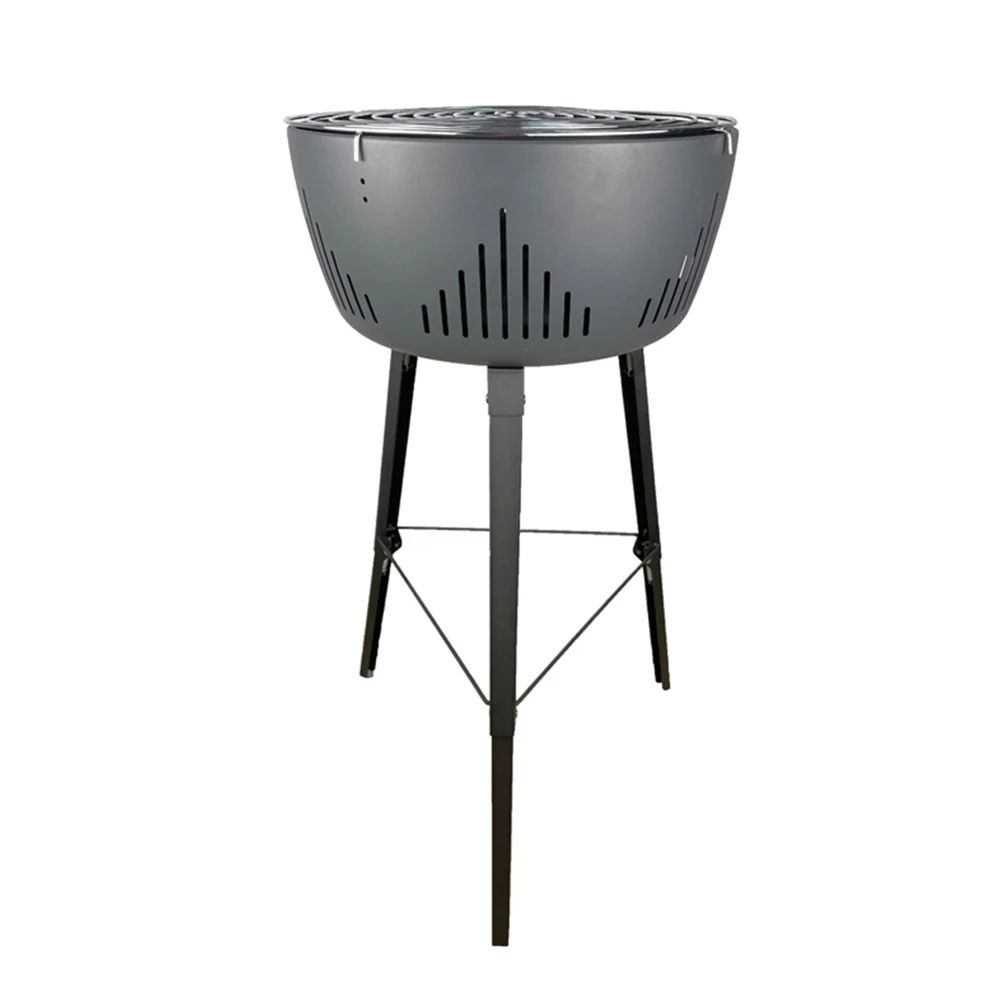 Outdoor Portable Grill Charcoal Round Bbq Camping Grill