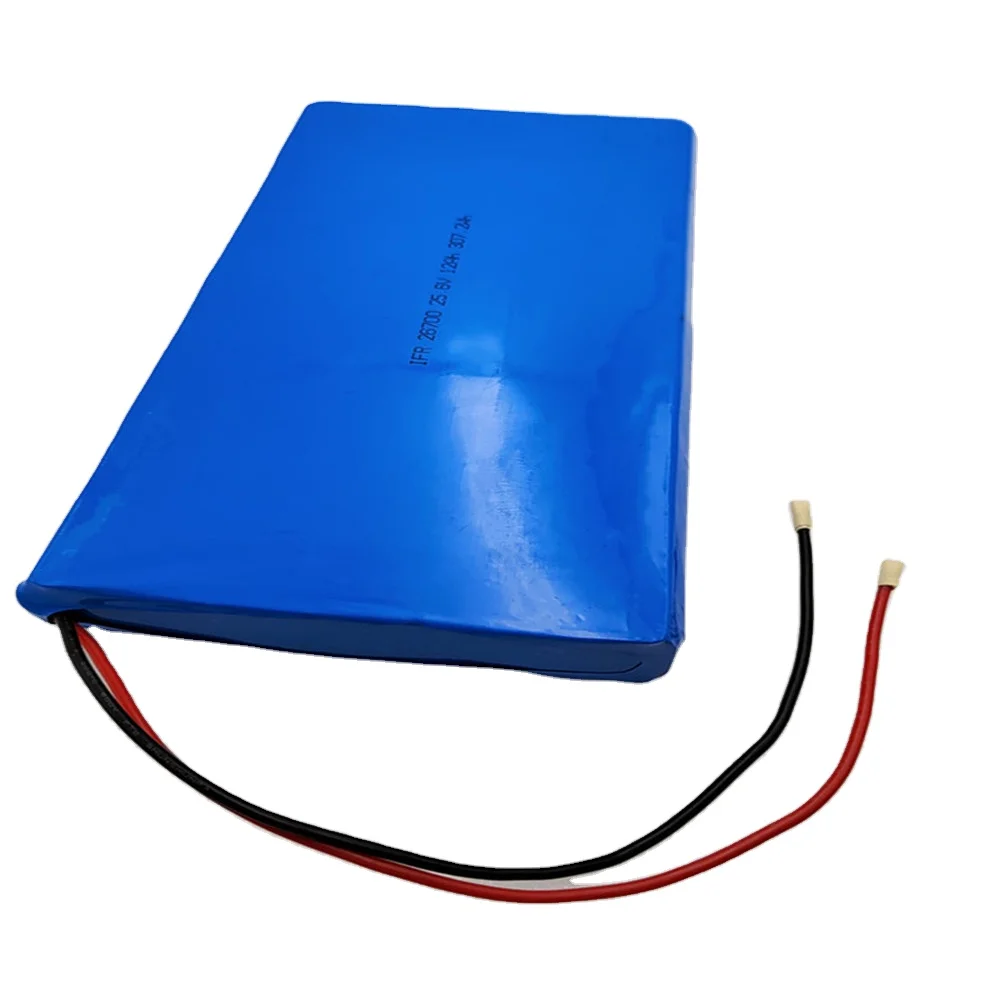 Super thin Deep cycle 24V 25.6V 12Ah 15Ah 20Ah LiFePo4 Battery Pack For Solar Panel Scooter Skateboard