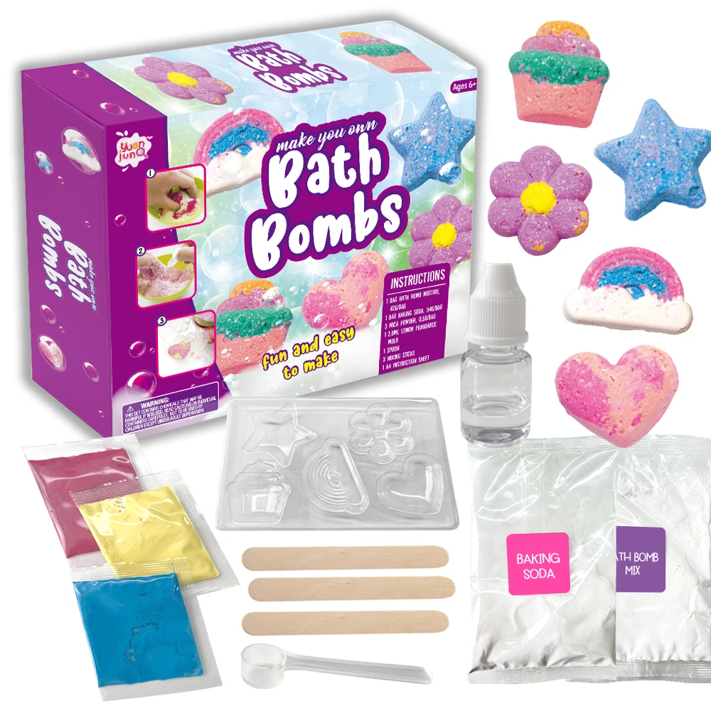 Индивидуальная форма «сделай сам» научные детские игрушки Бомбочки для ванны богатый пузырь душа веганская ванна жидкая бомба подарочный