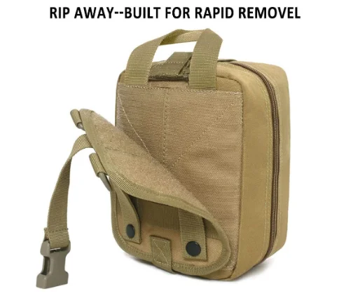 Ems Ifak Transport Assault Bag 1000D Molle Medical Kit Pouch Doctors Medical Tool Bag for Camping Hiking Travel