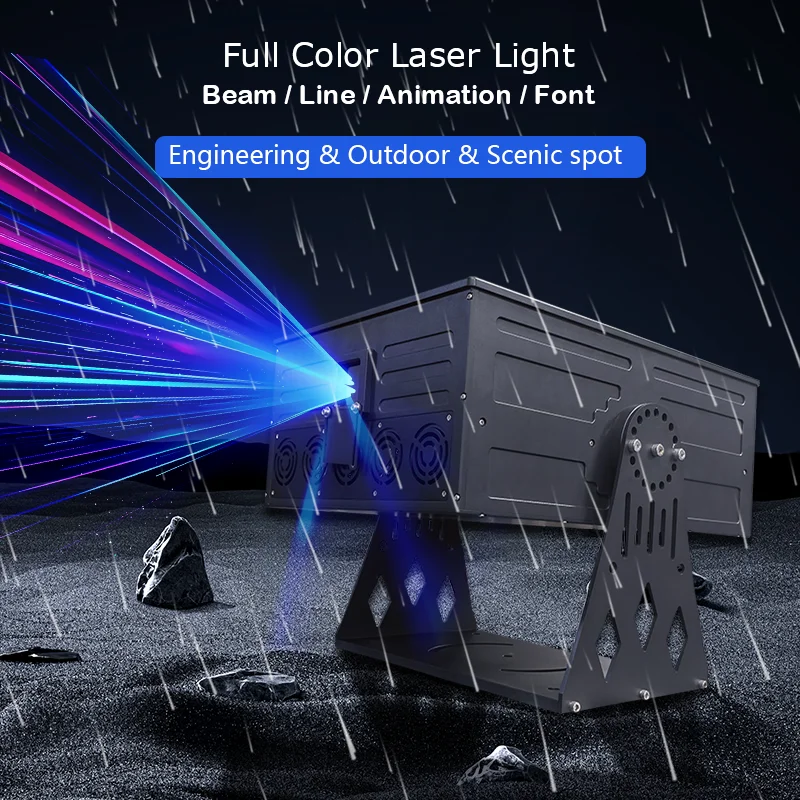 Laser 20w Rgb 45k Ilda Lazer 40kpps Scanner Fb4 Animated Fauntain Outdoor Rgb Animation Laser Light