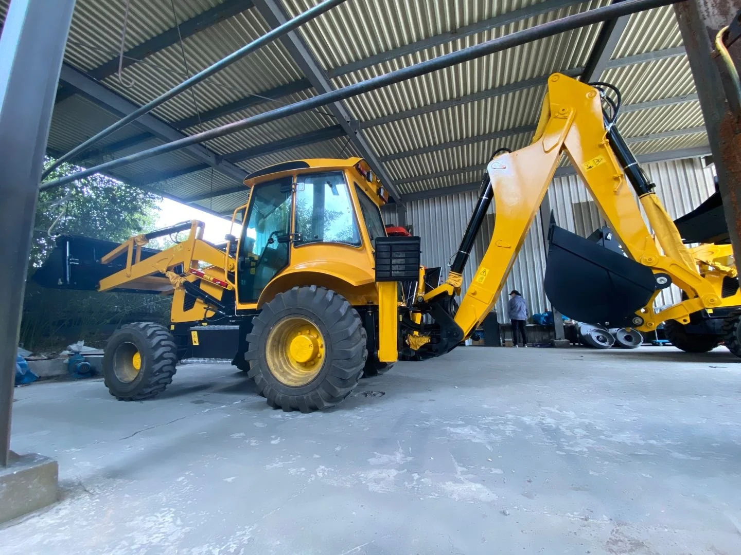  Экскаватор-погрузчик Canmax jcb3dx backhoeloader CM870H сделано в Китае дешево для