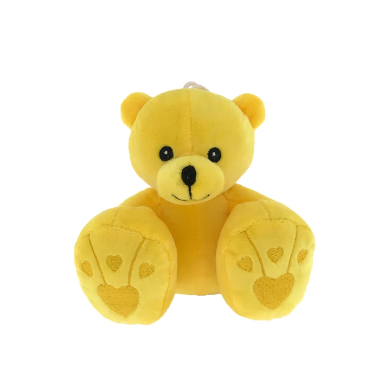 
OEM Manufacturer Custom Low MOQ Gadget Small Plush Stuffed Soft Teddy Bears with Big Feet for Decoration 