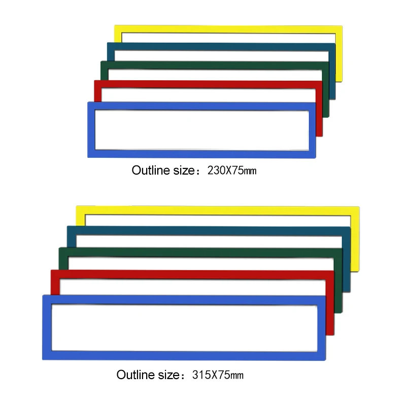 Easy to Apply Magnetic Document Holder A4 Clear Plastic Flexible Multi Colors Presentation Folder File Documents Packing PVC UCI