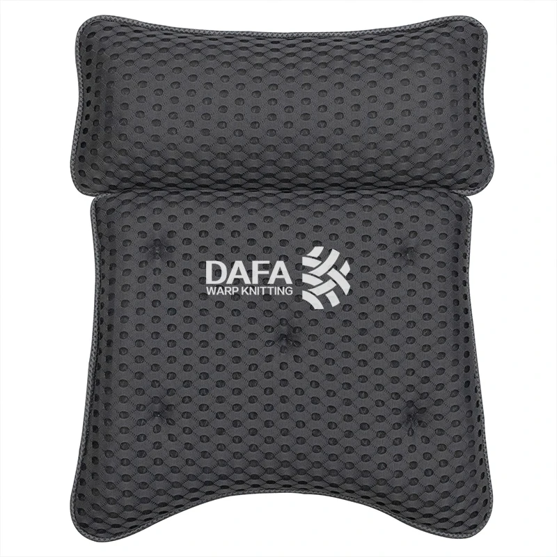 Spa 3D breathable net bath room non-slip bath pillow bath pillow cushion pillow Suction Cup