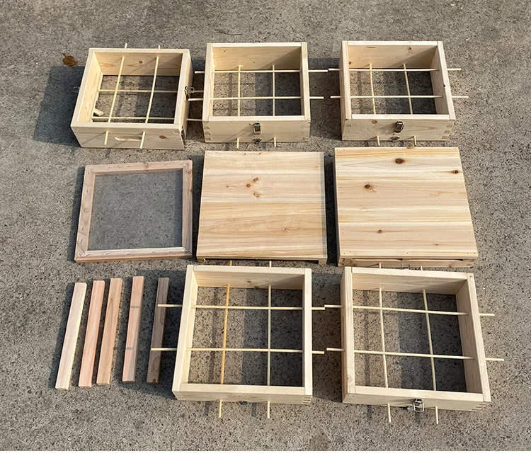 High quality China fir 3/5 layers bee hive hot sale