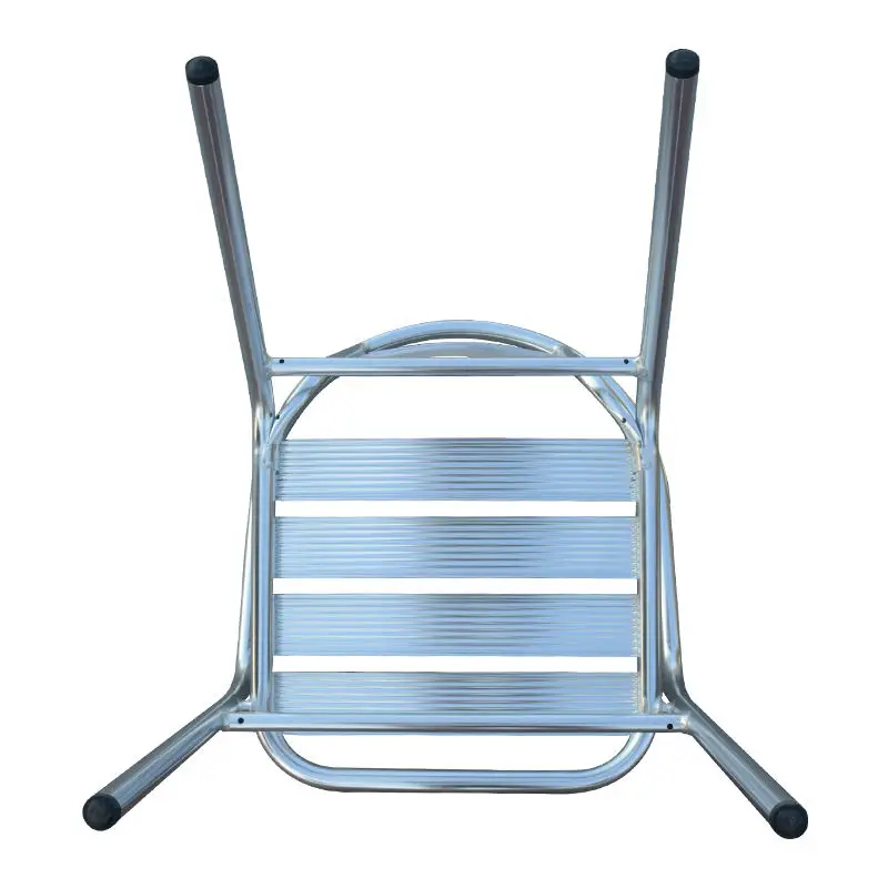 Modern Style Custom hotel outdoor patio garden Round Back Aluminum Plate Leisure Chair