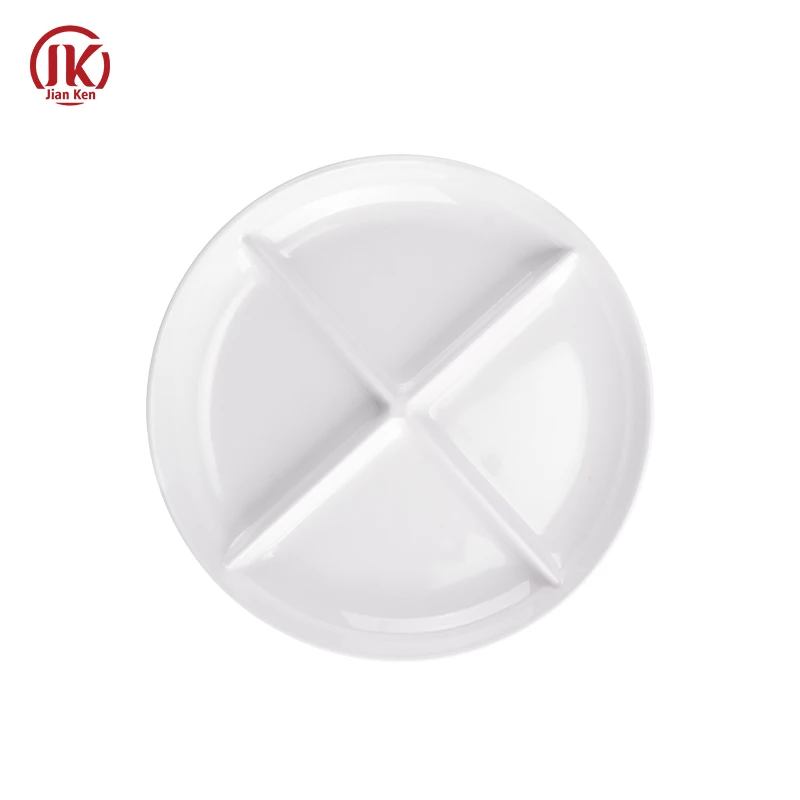 wholesale compartment fast food serving plate restaurant melamine fast food plates