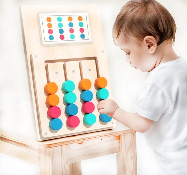 2024 Moving Blocks Game Educational Toys Montessori Fine Motor Skills Toys for Kids 3+, Preschool Learning Activities Toys