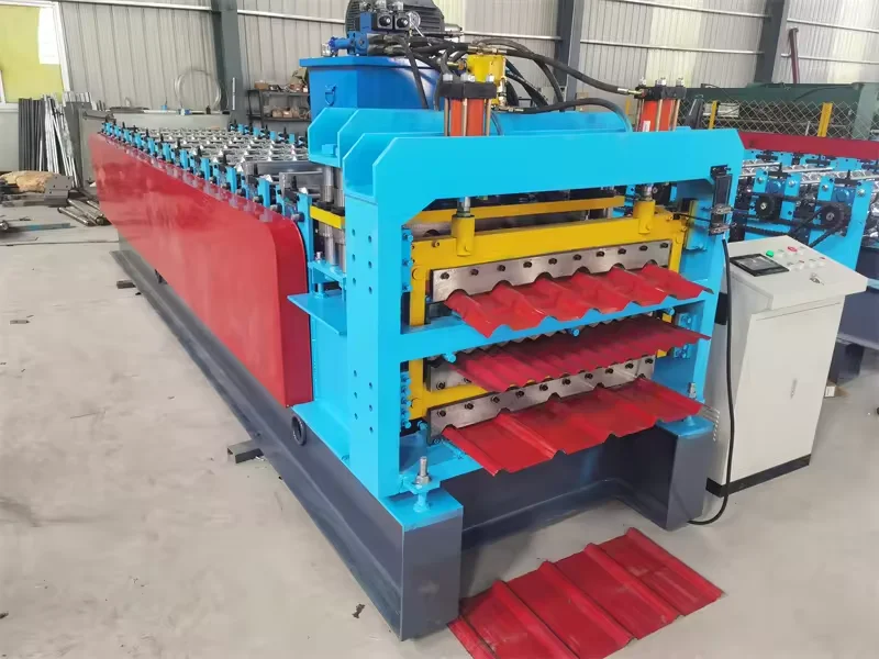 High quality roofing sheet making machine corrugated metal roof roll forming machine